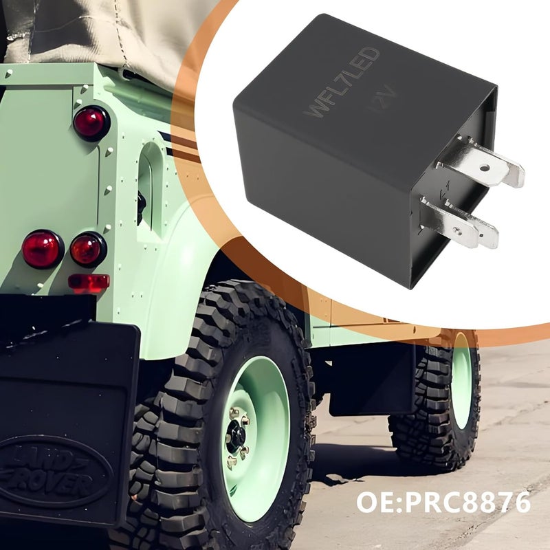 SING F LTD 4-Pin 12V Flash Relay Indicator Lights Adjusted Relay OE PRC8876 WFL7LED Compatible with Land Rover Defender 90 110 130 Vehicles Pre-2007 - Image 2